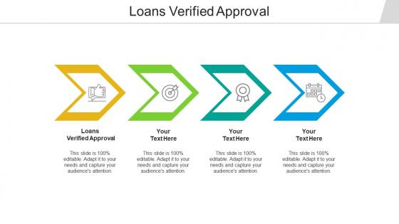 Loans verified approval ppt powerpoint presentation show slides cpb