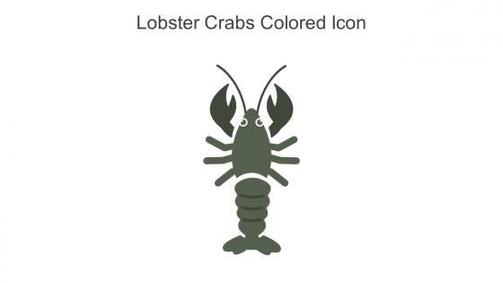 Lobster Crabs Colored Icon In Powerpoint Pptx Png And Editable Eps Format