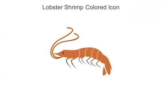Lobster Shrimp Colored Icon In Powerpoint Pptx Png And Editable Eps Format