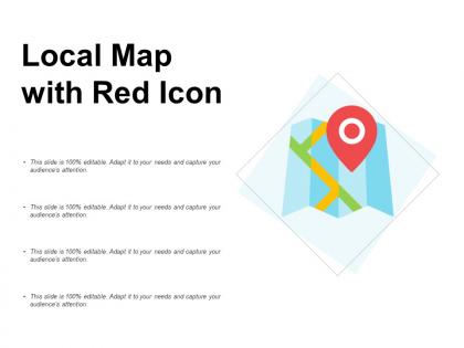 Local map with red icon