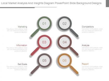 Local market analysis and insights diagram powerpoint slide background designs