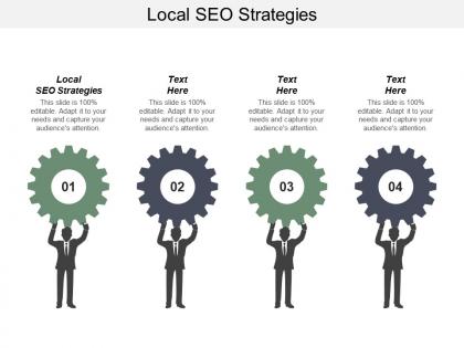 Local seo strategies ppt powerpoint presentation icon designs cpb