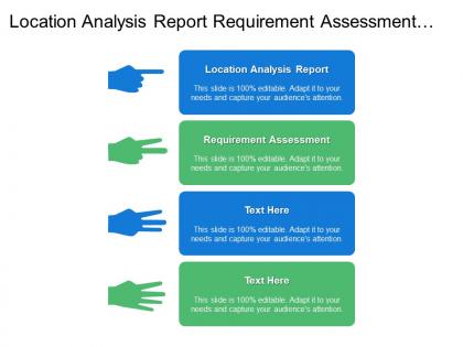 Location analysis report requirement assessment implementation roadmap plan