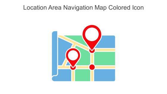 Location Area Navigation Map Colored Icon In Powerpoint Pptx Png And Editable Eps Format