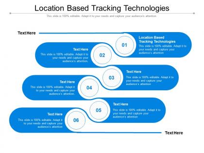 Location based tracking technologies ppt powerpoint presentation slides graphics cpb