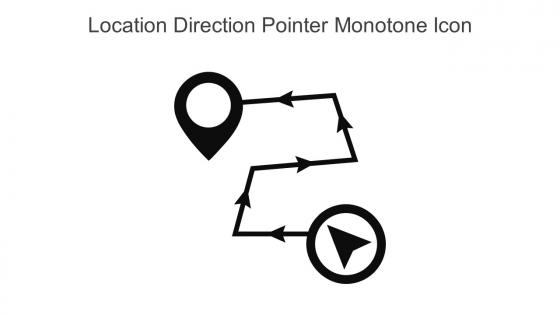Location Direction Pointer Monotone Icon In Powerpoint Pptx Png And Editable Eps Format