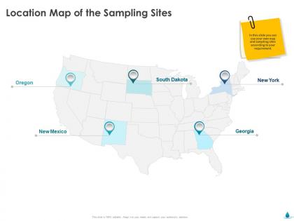Location map of the sampling sites ppt clipart