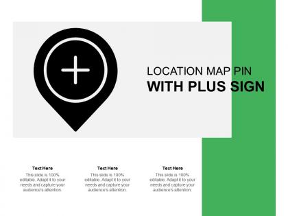Location map pin with plus sign