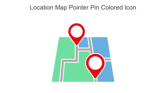 Location Map Pointer Pin Colored Icon In Powerpoint Pptx Png And Editable Eps Format
