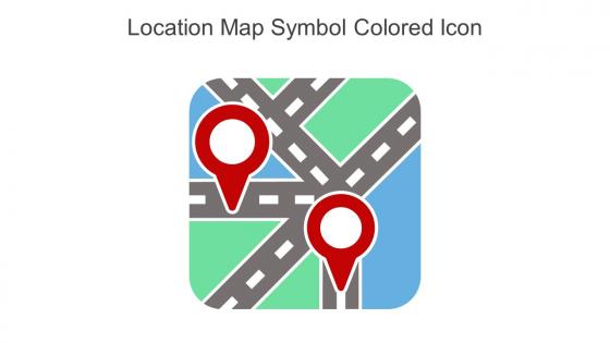 Location Map Symbol Colored Icon In Powerpoint Pptx Png And Editable Eps Format