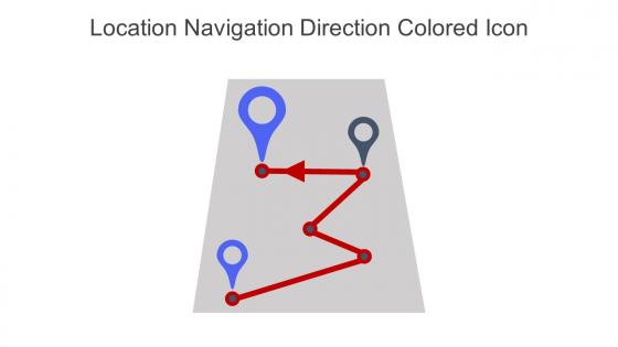 Location Navigation Direction Colored Icon In Powerpoint Pptx Png And Editable Eps Format