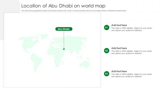 Location Of Abu Dhabi On World Map