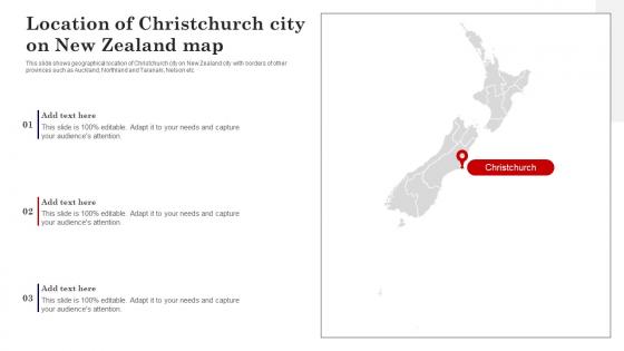 Location Of Christchurch City On New Zealand Map