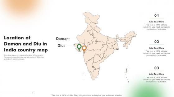 Location Of Daman And Diu In India Country Map