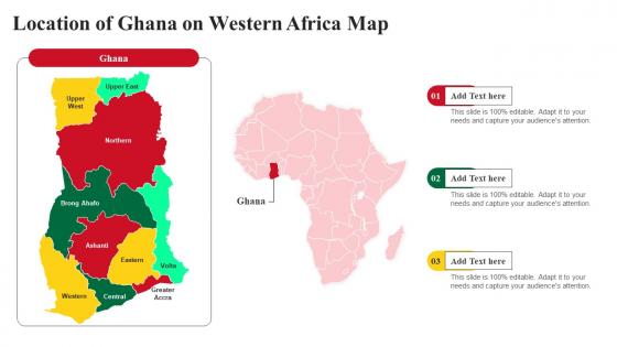 Location Of Ghana On Western Africa Map