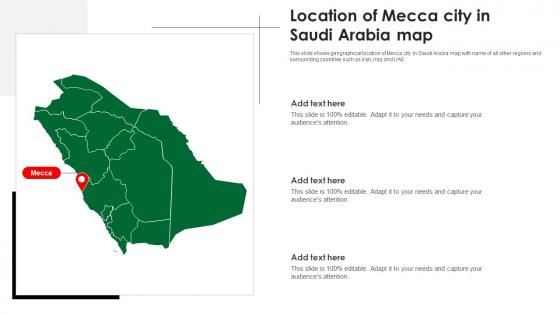 Location Of Mecca City In Saudi Arabia Map