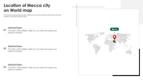 Location Of Mecca City On World Map