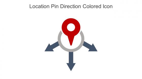 Location Pin Direction Colored Icon In Powerpoint Pptx Png And Editable Eps Format