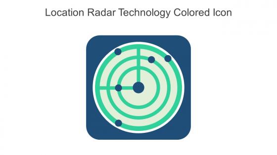 Location Radar Technology Colored Icon In Powerpoint Pptx Png And Editable Eps Format