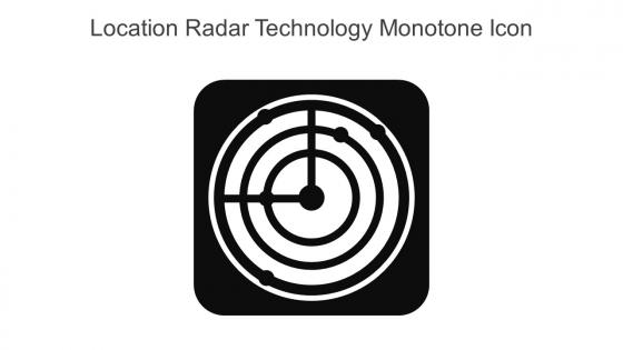 Location Radar Technology Monotone Icon In Powerpoint Pptx Png And Editable Eps Format