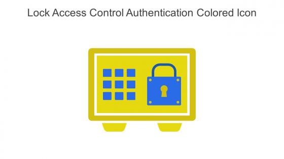 Lock Access Control Authentication Colored Icon In Powerpoint Pptx Png And Editable Eps Format