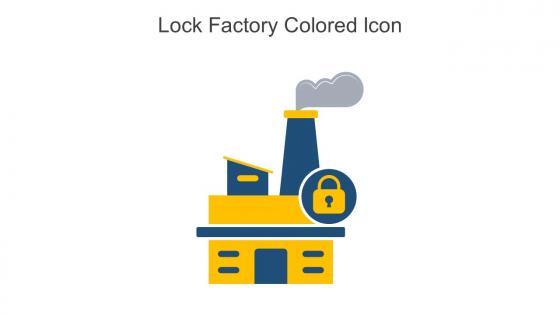 Lock Factory Colored Icon In Powerpoint Pptx Png And Editable Eps Format