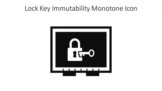 Lock Key Immutability Monotone Icon In Powerpoint Pptx Png And Editable Eps Format