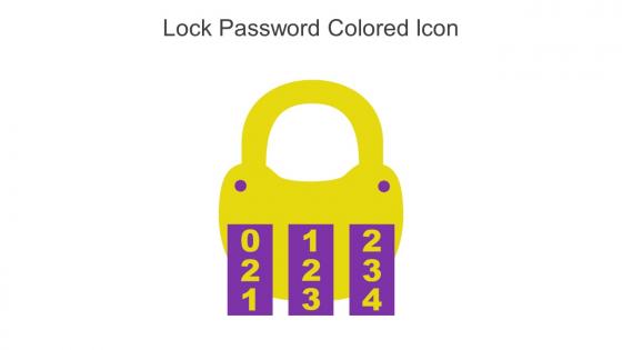 Lock Password Colored Icon In Powerpoint Pptx Png And Editable Eps Format