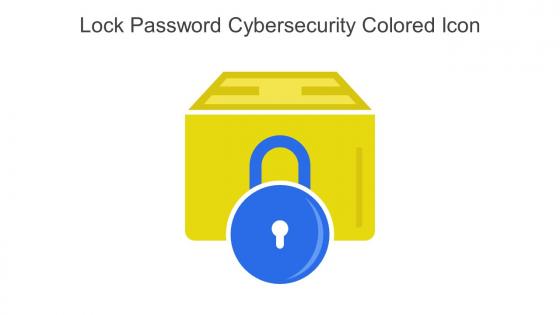 Lock Password Cybersecurity Colored Icon In Powerpoint Pptx Png And Editable Eps Format