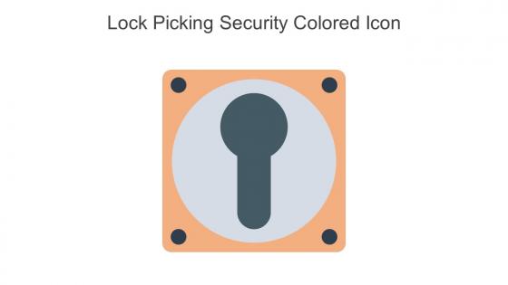 Lock Picking Security Colored Icon In Powerpoint Pptx Png And Editable Eps Format