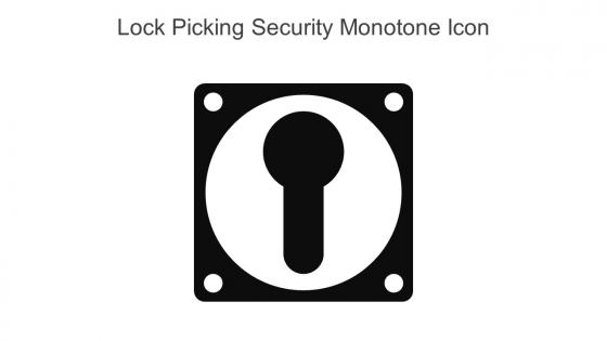 Lock Picking Security Monotone Icon In Powerpoint Pptx Png And Editable Eps Format