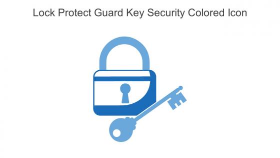 Lock Protect Guard Key Security Colored Icon In Powerpoint Pptx Png And Editable Eps Format