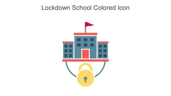 Lockdown School Colored Icon In Powerpoint Pptx Png And Editable Eps Format
