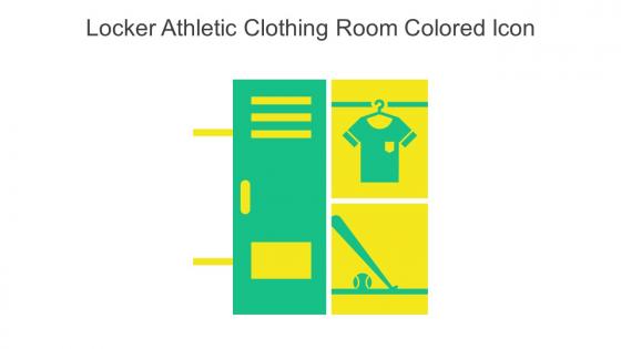 Locker Athletic Clothing Room Colored Icon In Powerpoint Pptx Png And Editable Eps Format