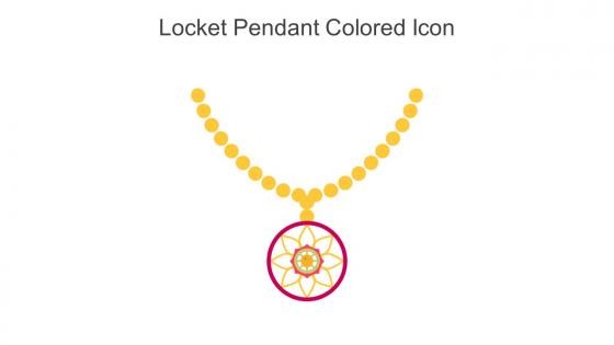 Locket Pendant Colored Icon In Powerpoint Pptx Png And Editable Eps Format