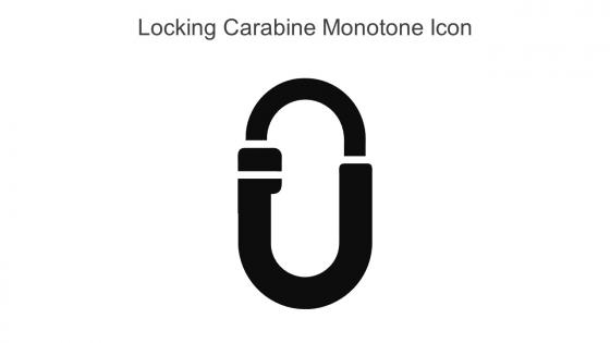 Locking Carabine Monotone Icon In Powerpoint Pptx Png And Editable Eps Format