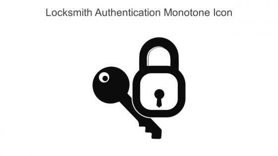 Locksmith Authentication Monotone Icon In Powerpoint Pptx Png And Editable Eps Format
