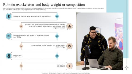 Locomotion Robotic Exoskeleton And Body Weight Or Composition