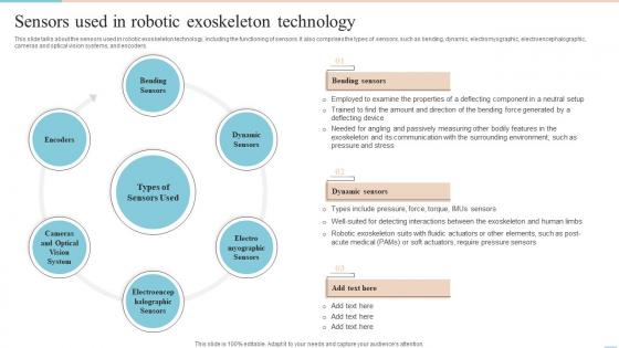 Locomotion Sensors Used In Robotic Exoskeleton Technology