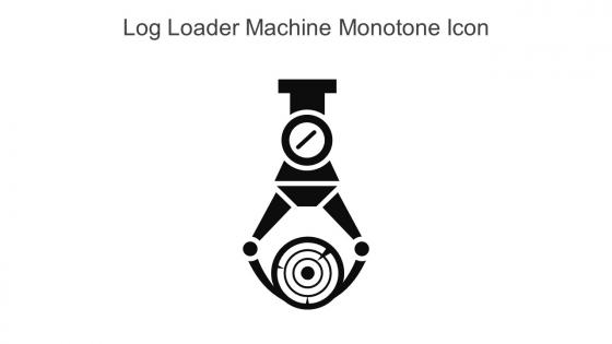Log Loader Machine Monotone Icon In Powerpoint Pptx Png And Editable Eps Format