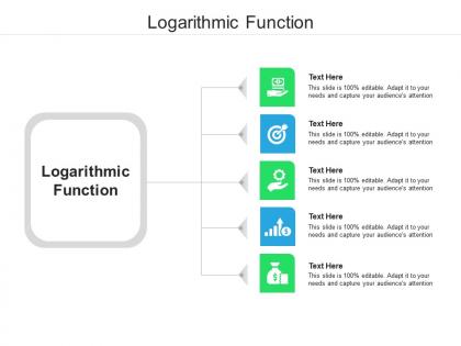 Logarithmic function ppt powerpoint presentation ideas brochure cpb