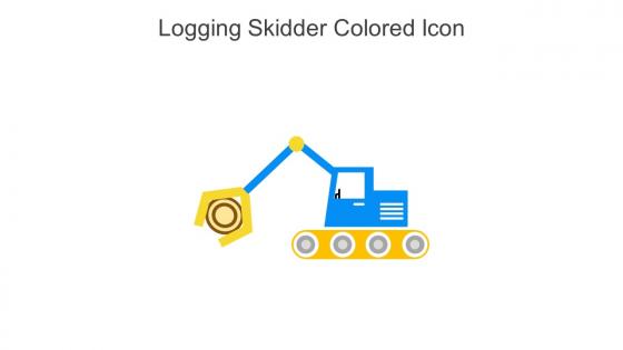 Logging Skidder Colored Icon In Powerpoint Pptx Png And Editable Eps Format