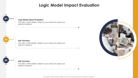 Logic Model Impact Evaluation In Powerpoint And Google Slides Cpb