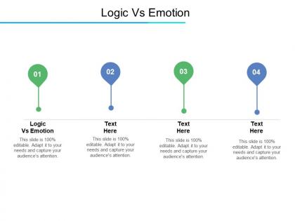 Logic vs emotion ppt powerpoint presentation portfolio design ideas cpb