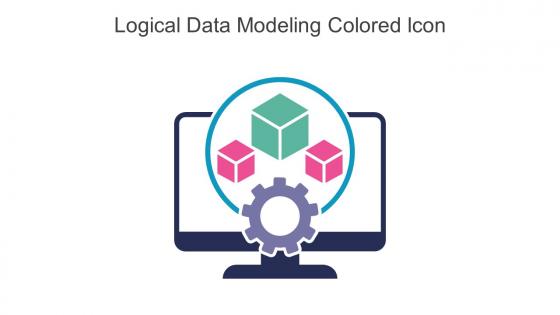 Logical Data Modeling Colored Icon In Powerpoint Pptx Png And Editable Eps Format