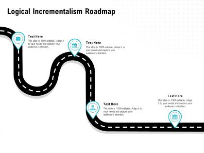 Logical incrementalism roadmap m1661 ppt powerpoint presentation file diagrams
