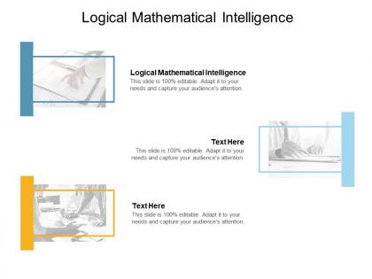 Logical mathematical intelligence ppt powerpoint presentation file templates cpb