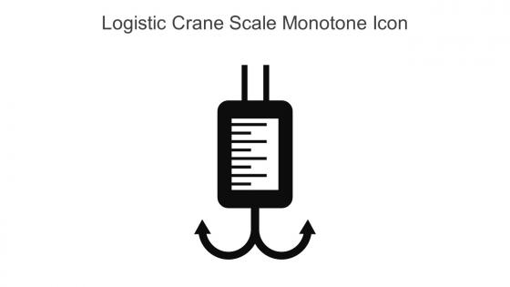 Logistic Crane Scale Monotone Icon In Powerpoint Pptx Png And Editable Eps Format
