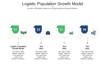 Logistic population growth model ppt powerpoint presentation slides images cpb
