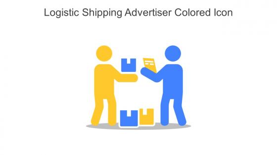 Logistic Shipping Advertiser Colored Icon In Powerpoint Pptx Png And Editable Eps Format